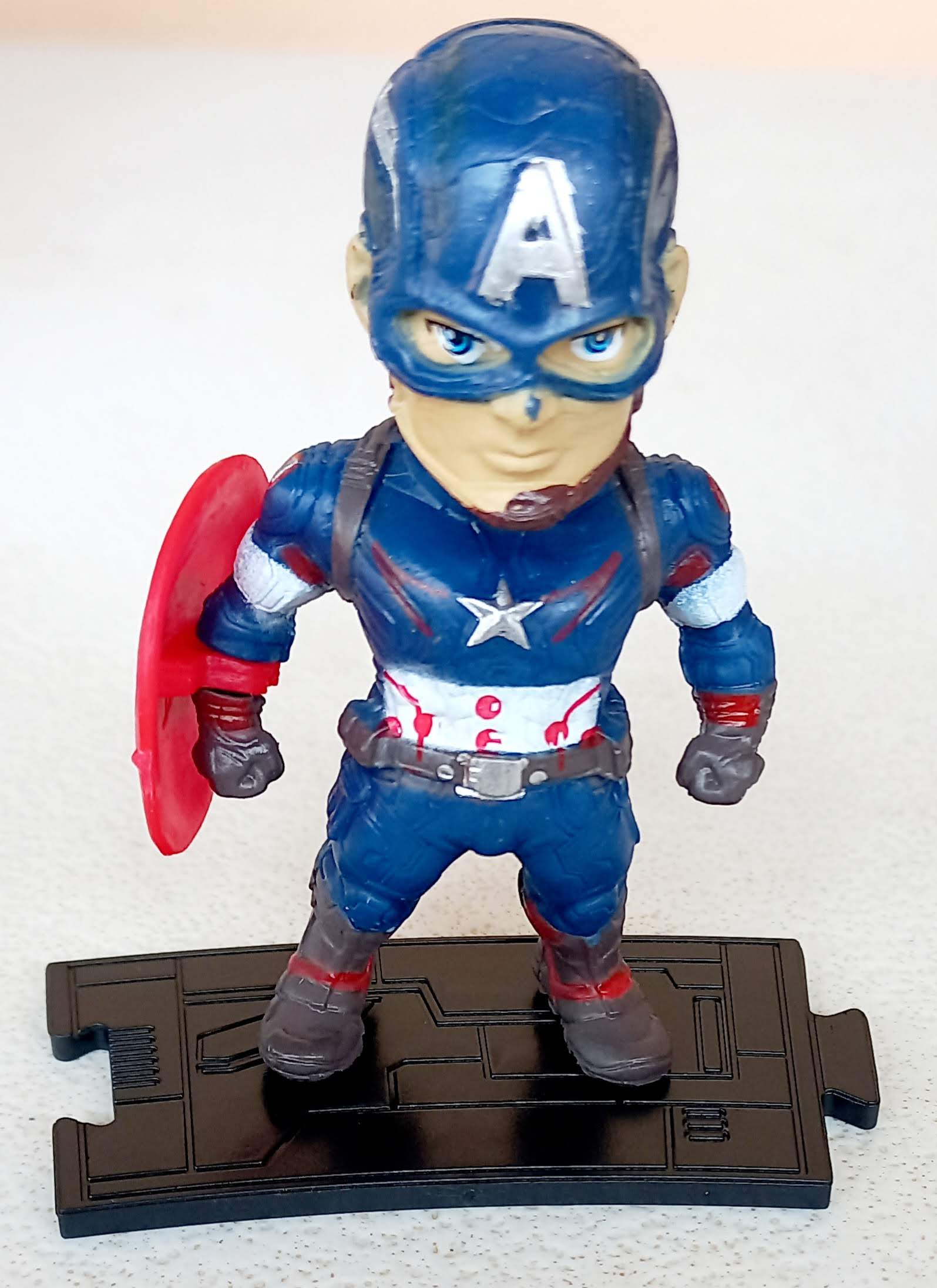 Coleção Avengers Blind Box  Series- Capitão América  -  altura 8 cm - PVC