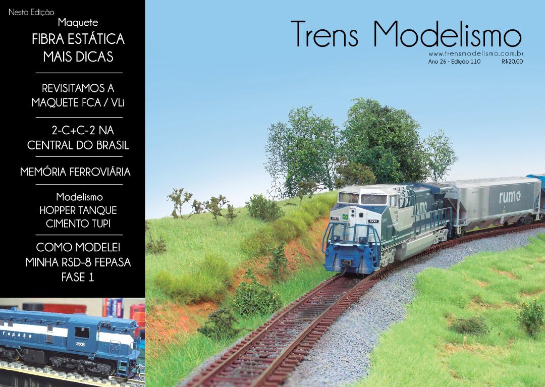 Revista Trens Modelismo  Edição Nº 110 -SEMI NOVA