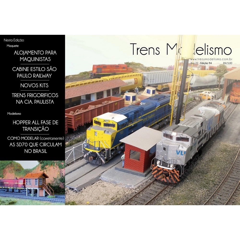 Revista Trens Modelismo  Edição Nº 94 -SEMI NOVA