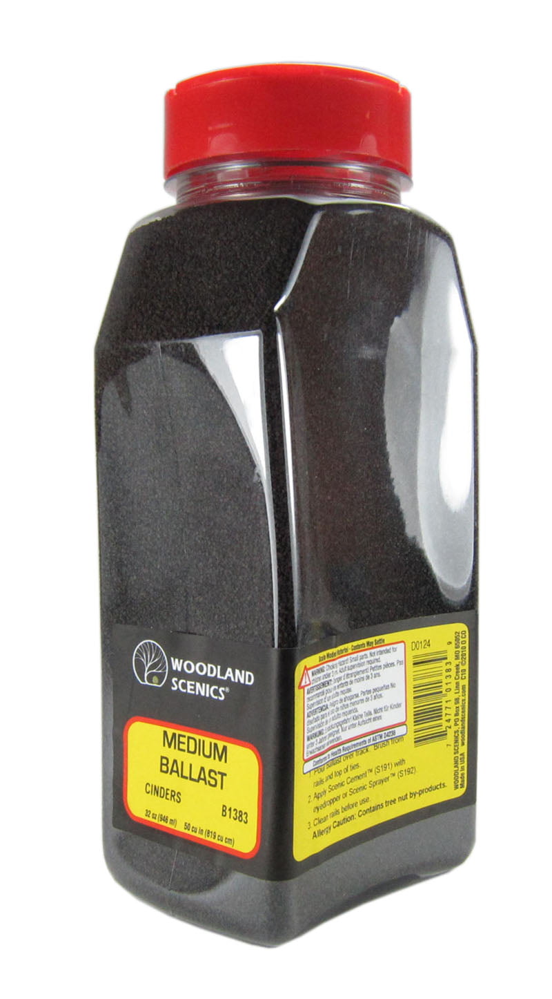 Woodland Scenics B1383 Ballast Shaker - Medium - Cinders