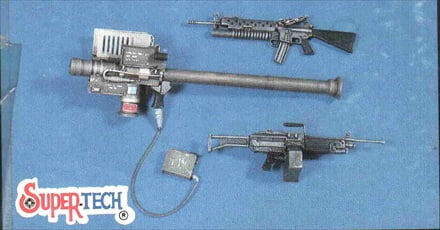 Verlinden 665 120mm SAW MG-Stinger-M16 com lançador