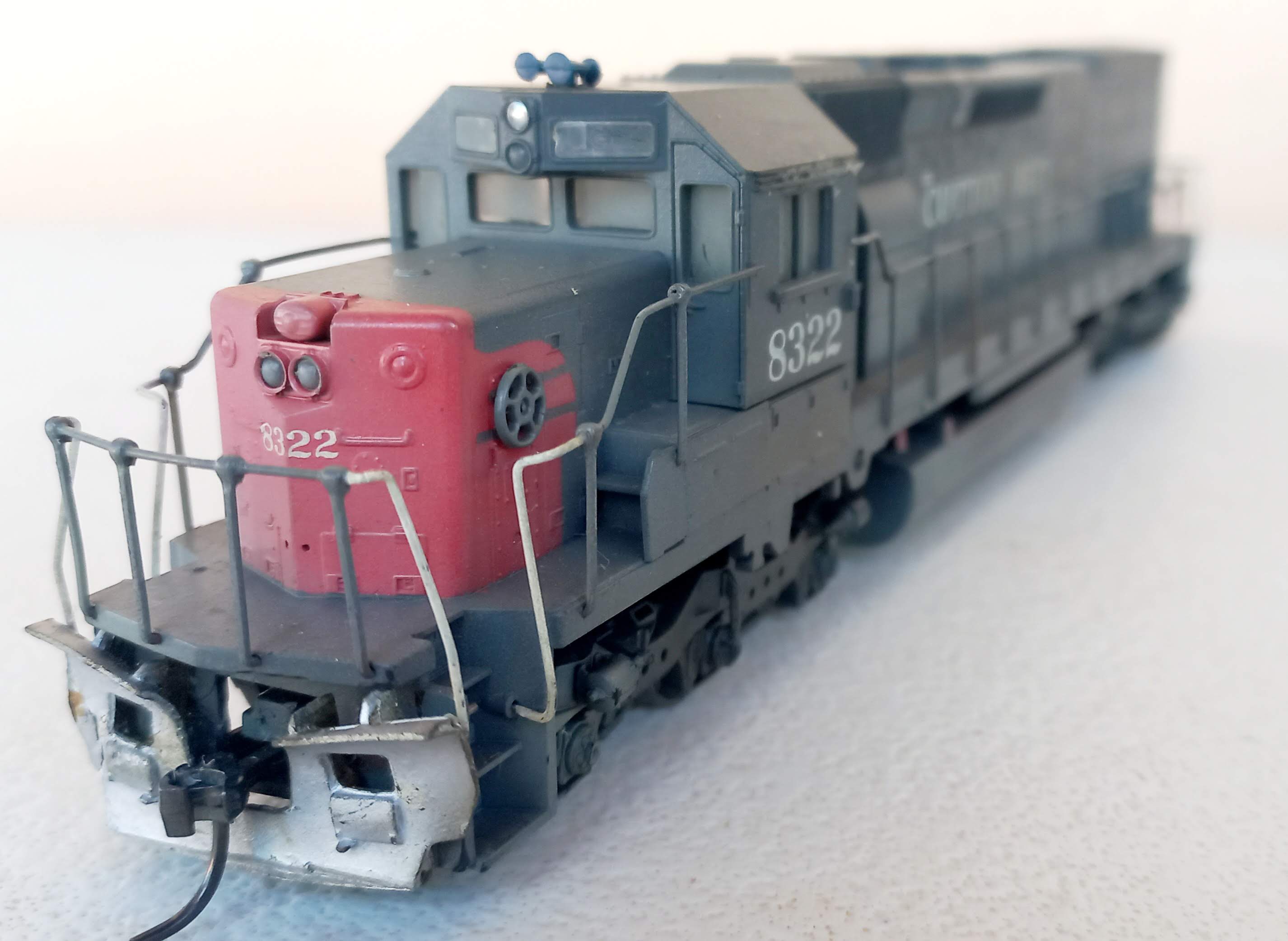 Athearn - Locomotiva SD 40T-2 Cotton Belt #8322 - USADA