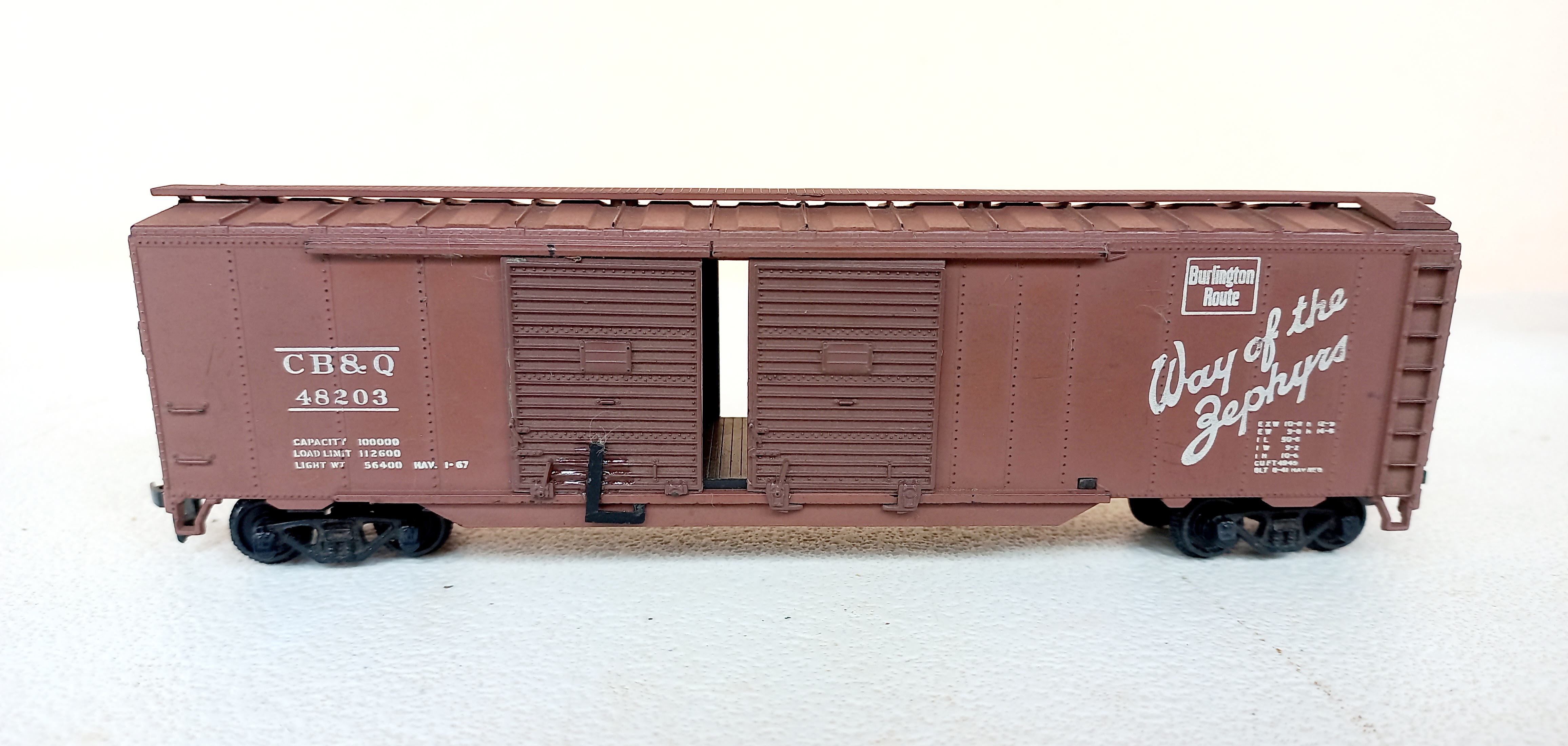 Athearn  Vagão Box 2 portas Burlington Route #48203