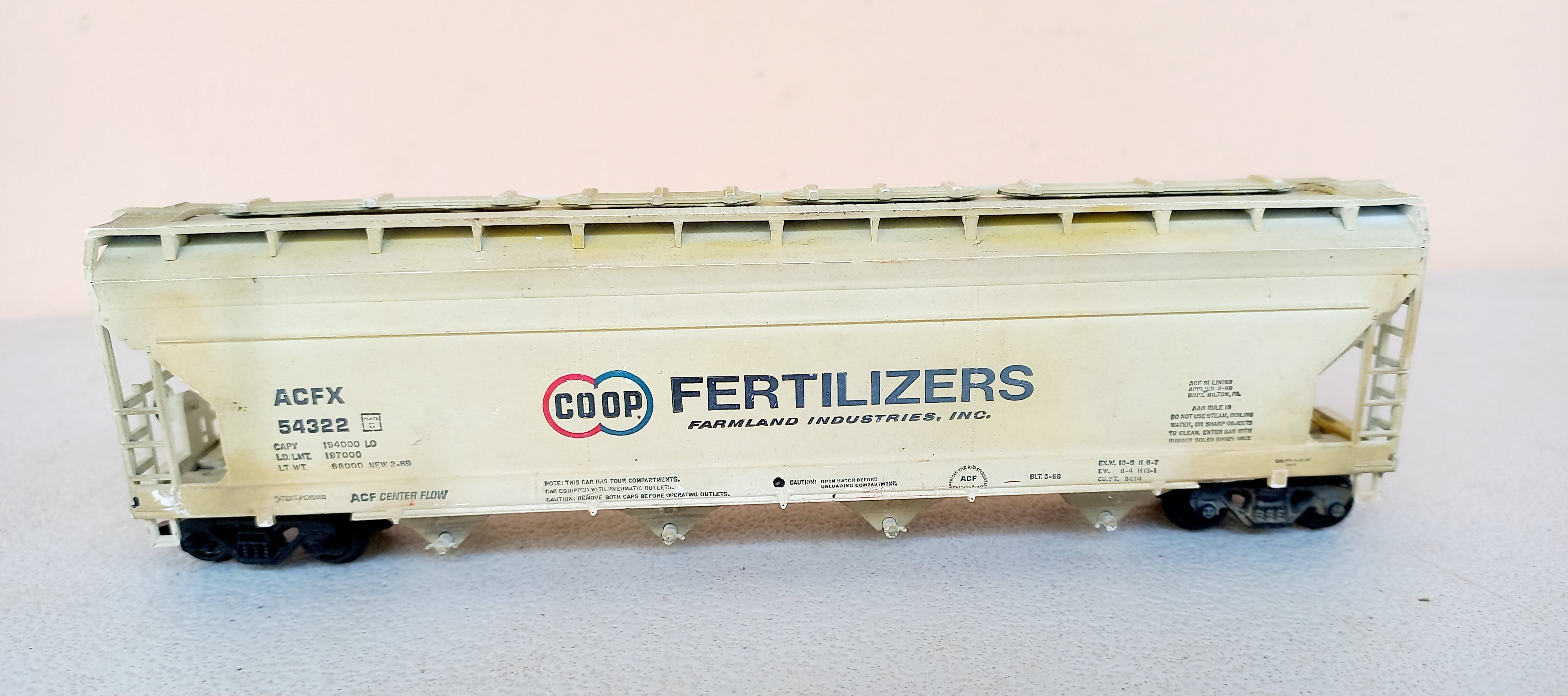 Athearn - Vagão Hopper Fechado COOP Fertilizers #54322