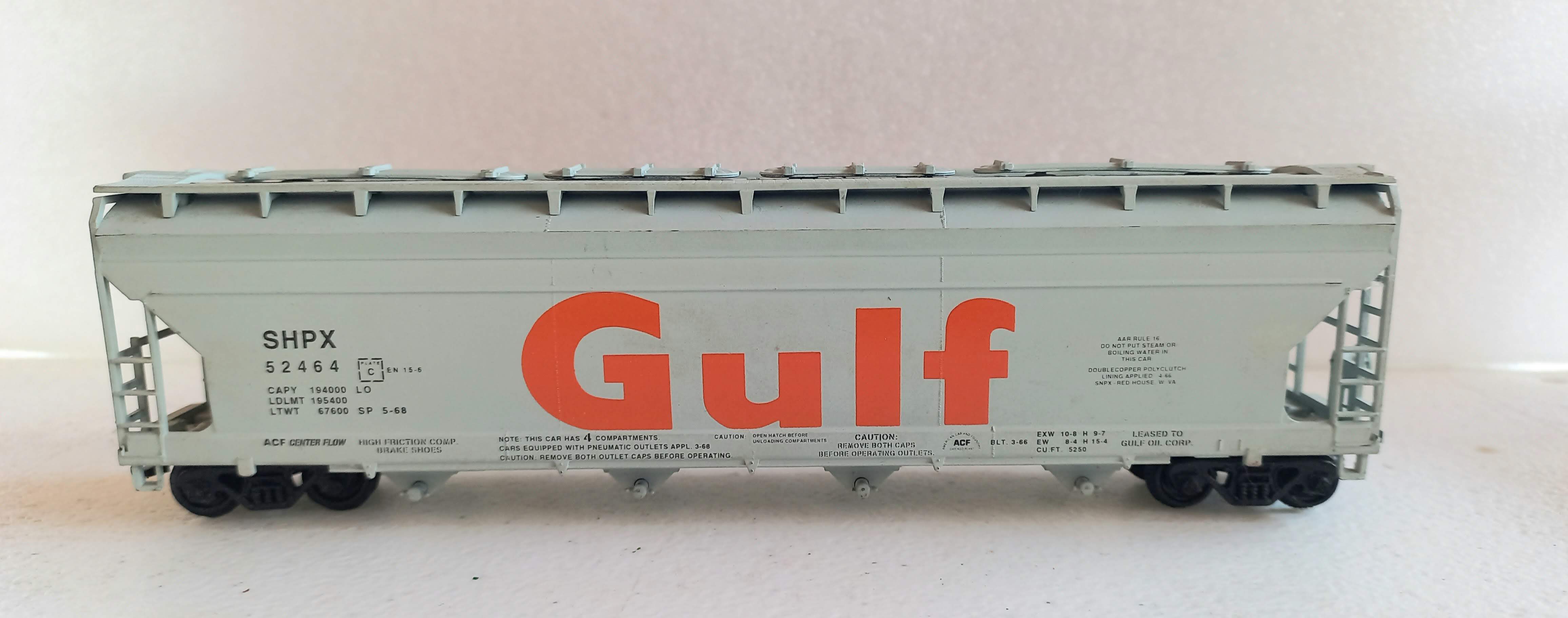 * Athearn Vagão Hopper Gulf #52464