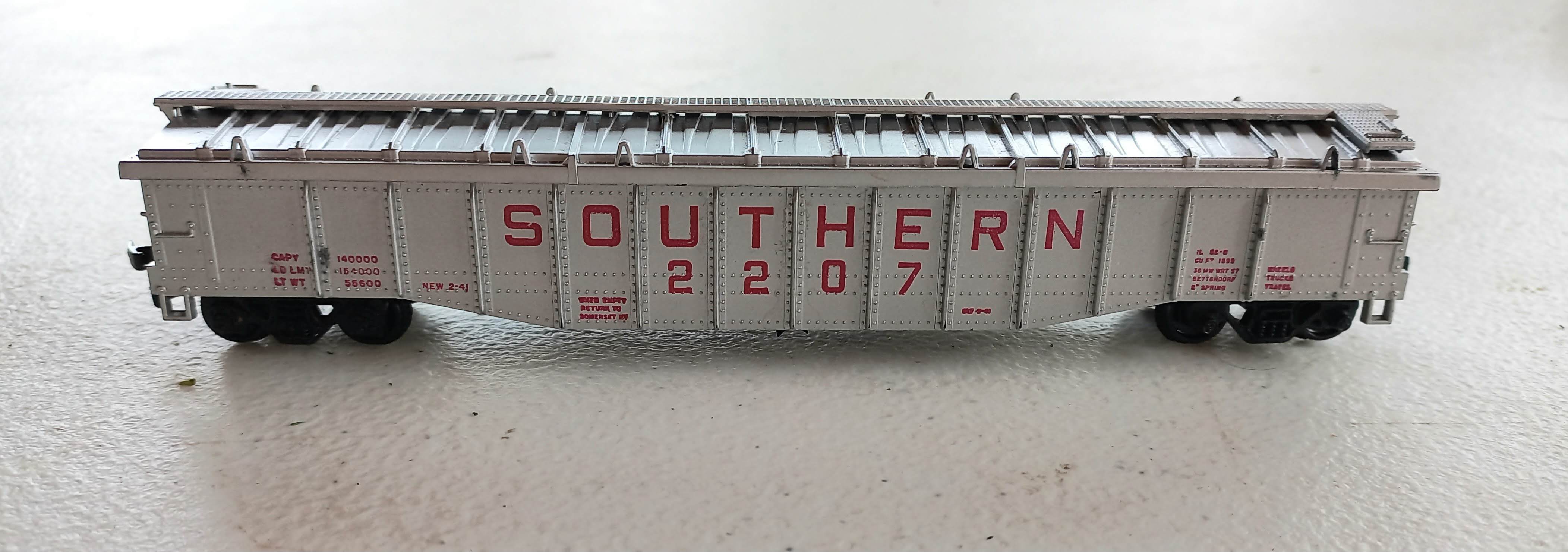 * Atheran Vagão  Gondola Coberto Southern #2207