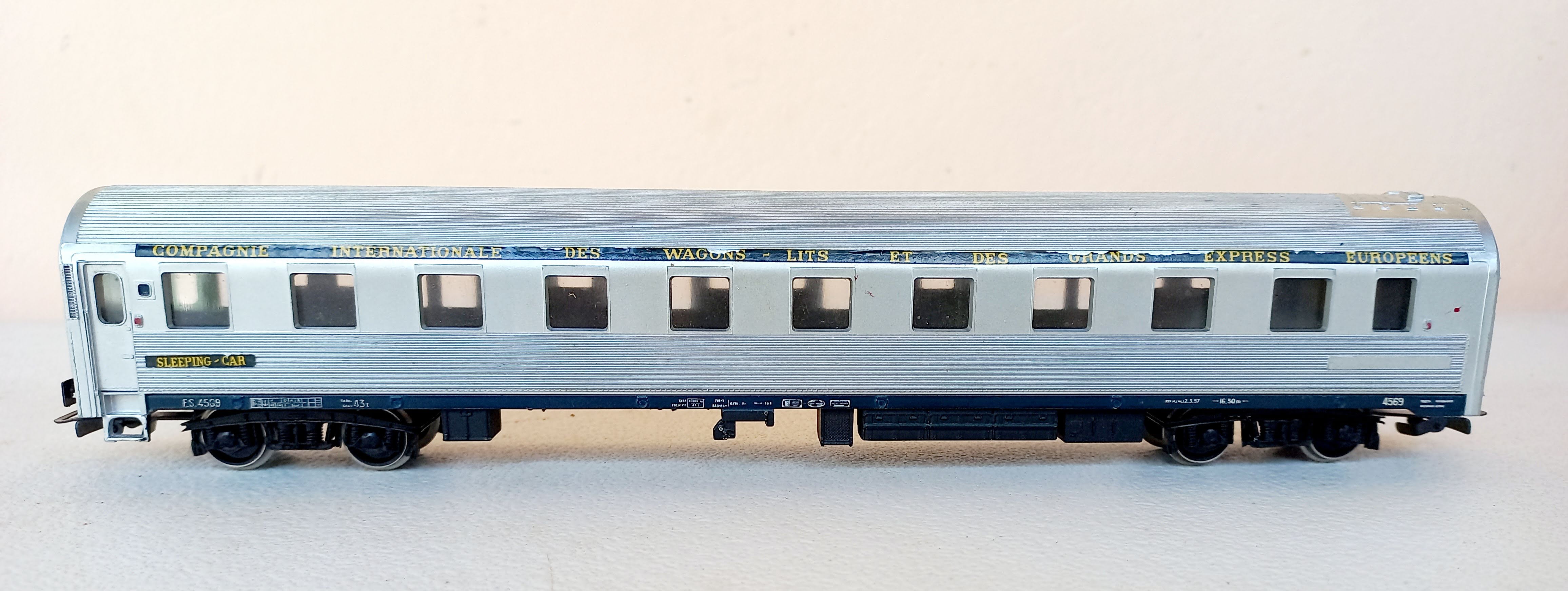 Rivarossi- Carro Dormitório Compagnie Internacionale des Wagons