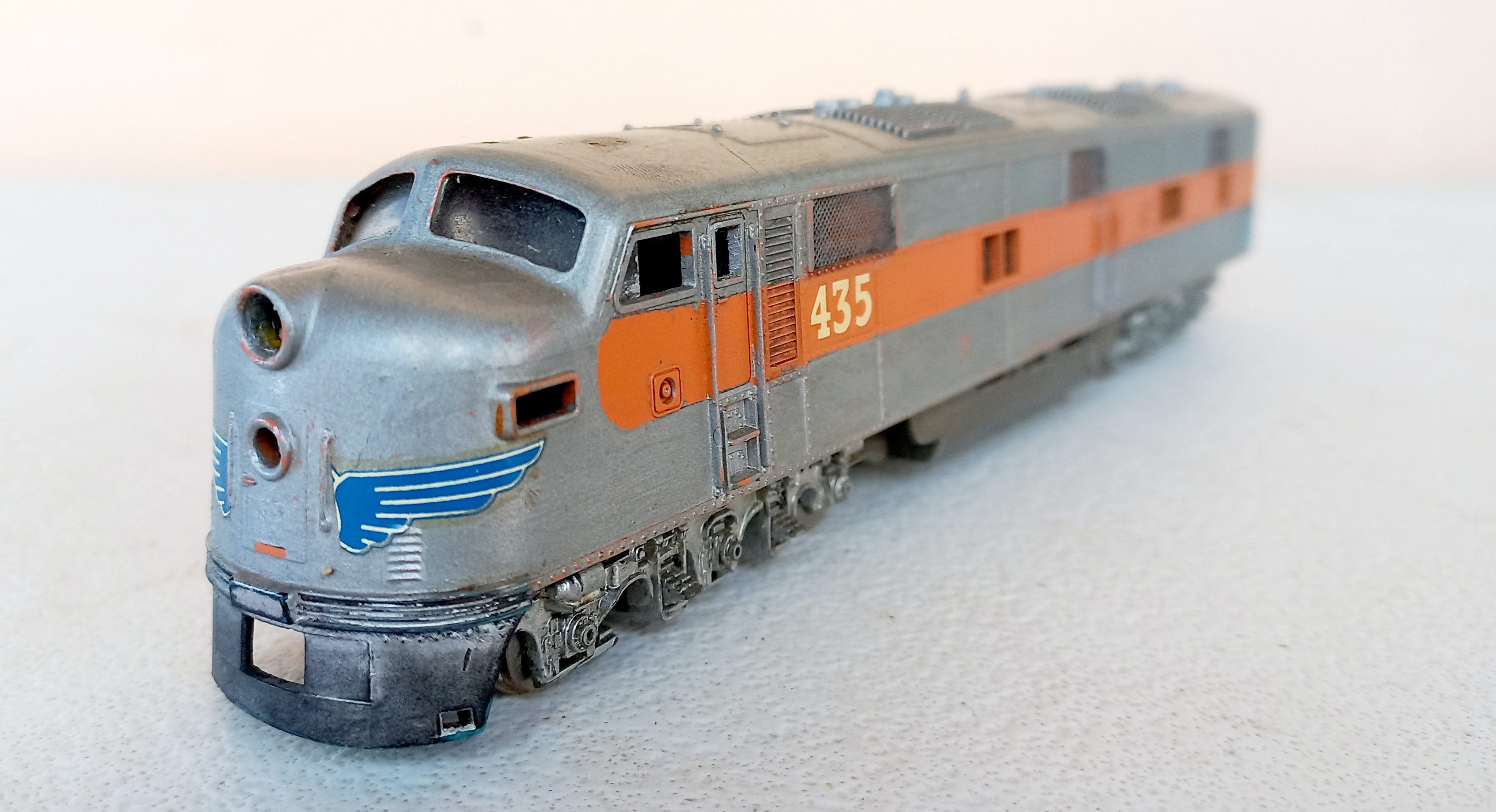 Roco - Locomotiva EMD E7 Sem Decoração #435 ( USADA FUNCIONANDO )