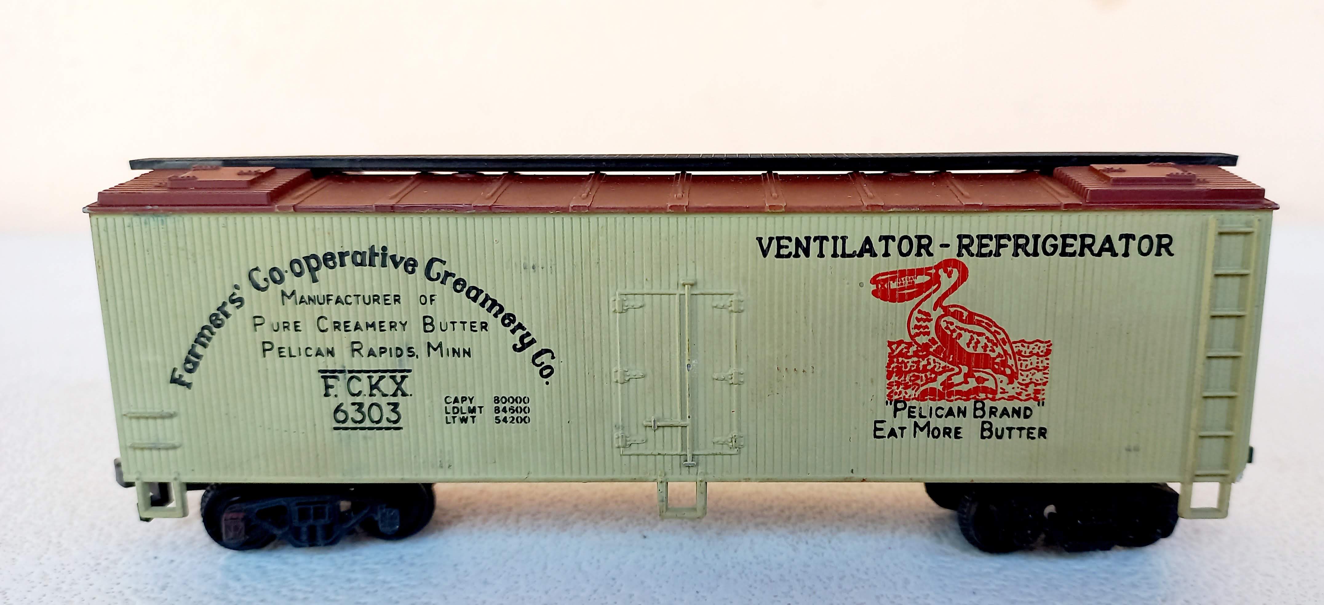 Vagão Frigorifico Farmers' Cooperative Greamerg # 6303