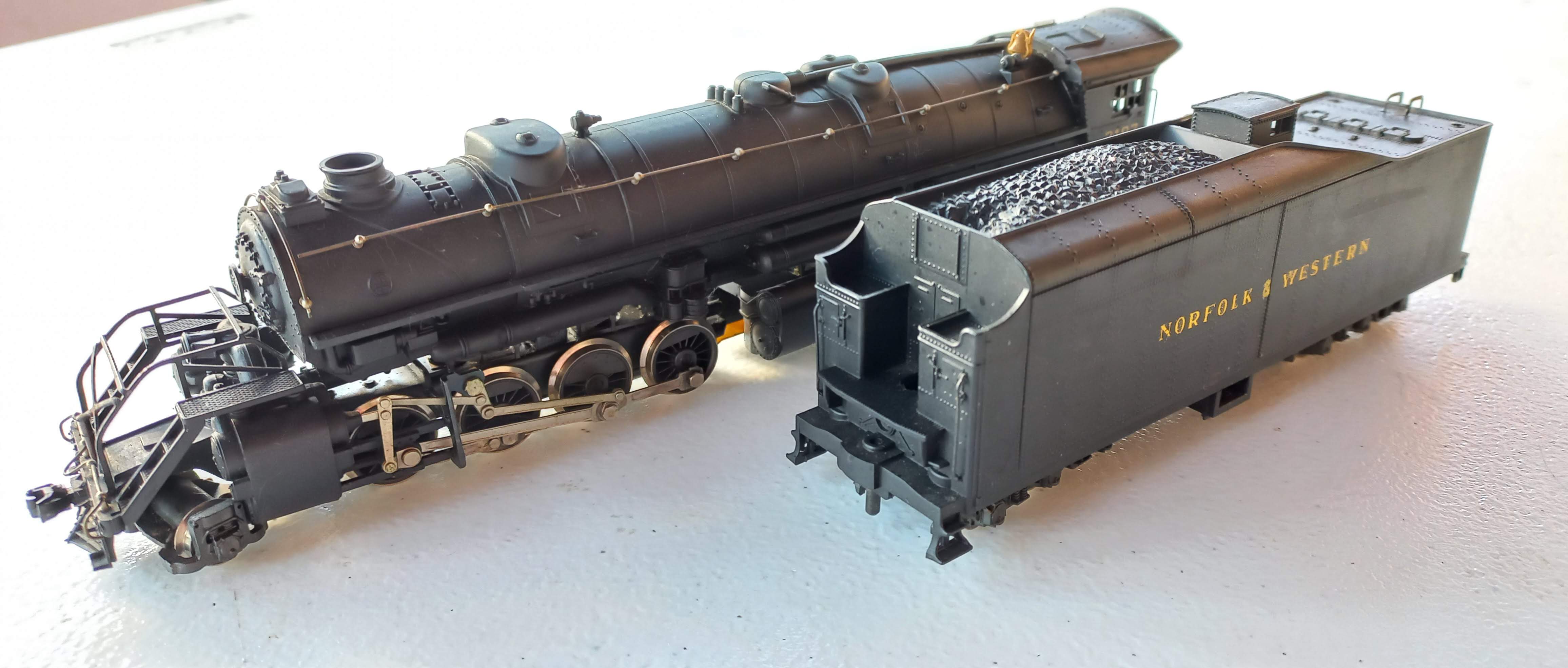 * Rivarossi -  1238, 2-8-8-2 Mallet Y6b #2197 Norfolk & Western - SEMI NOVA , COM CAIXA