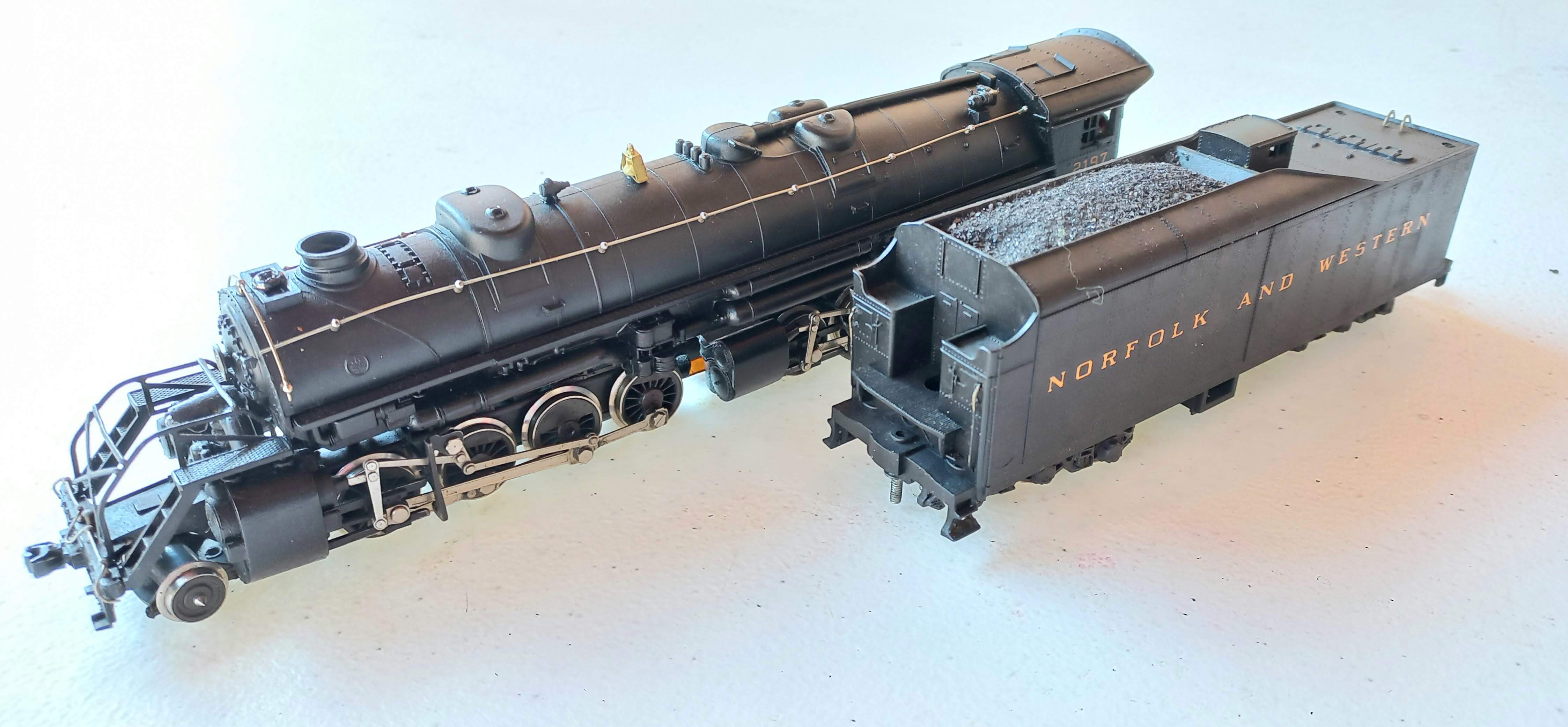 * Rivarossi Locomotiva 2-8-8-0 Mallet Norfolk and Western USADA SEM CAIXA