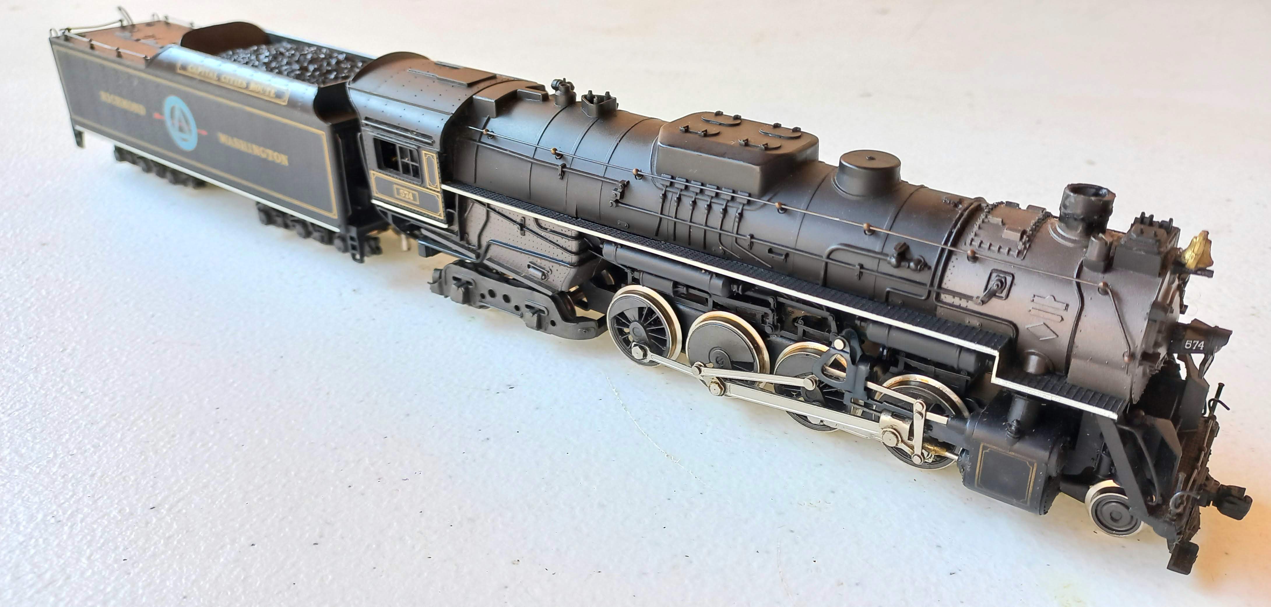 * Rivarossi - Locomotiva Berkshire 2-8-4 SEMI NOVA SEM CAIXA