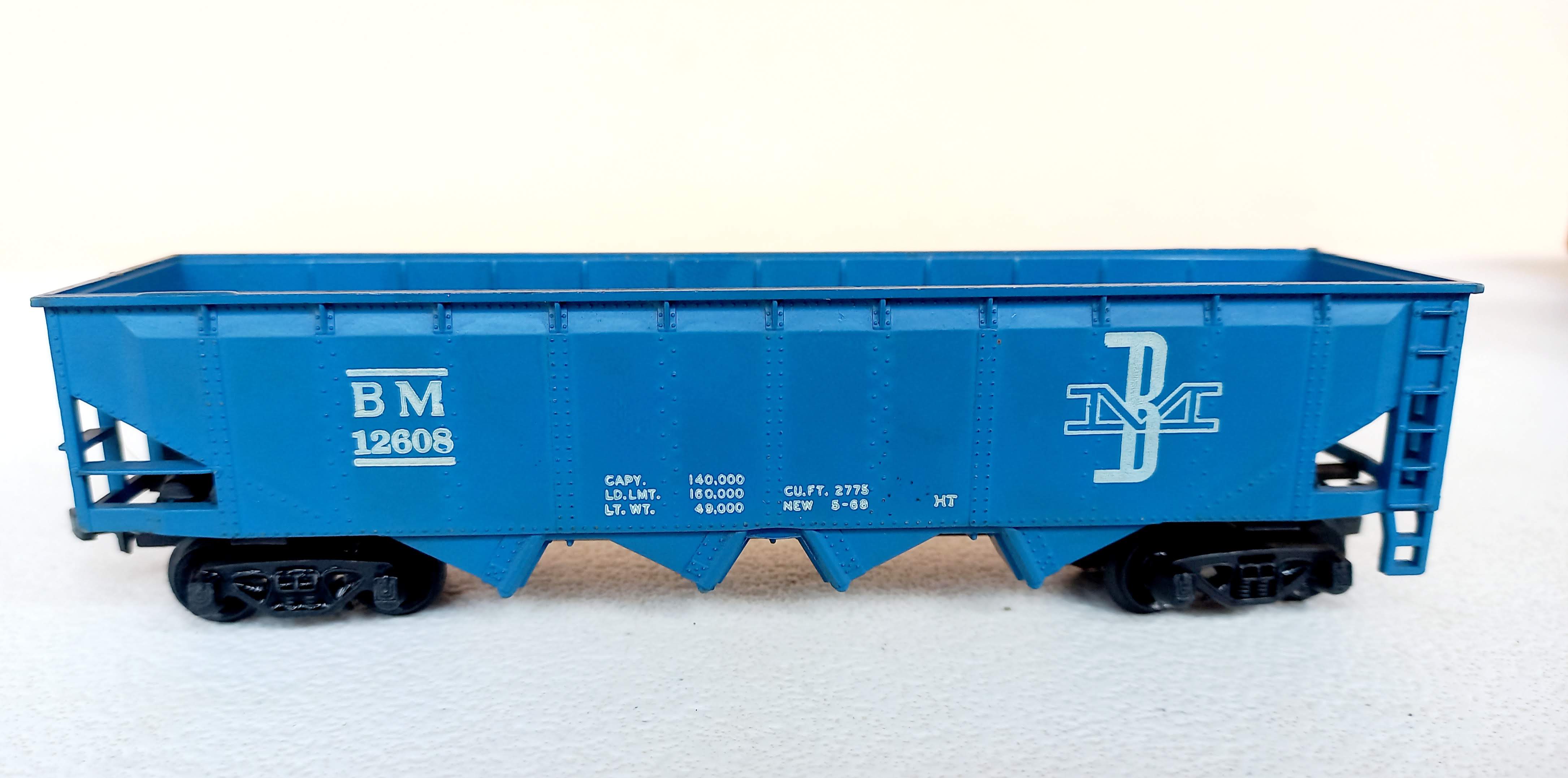 Tyco _ Vagão Gôndola 4 Baias BM #12608