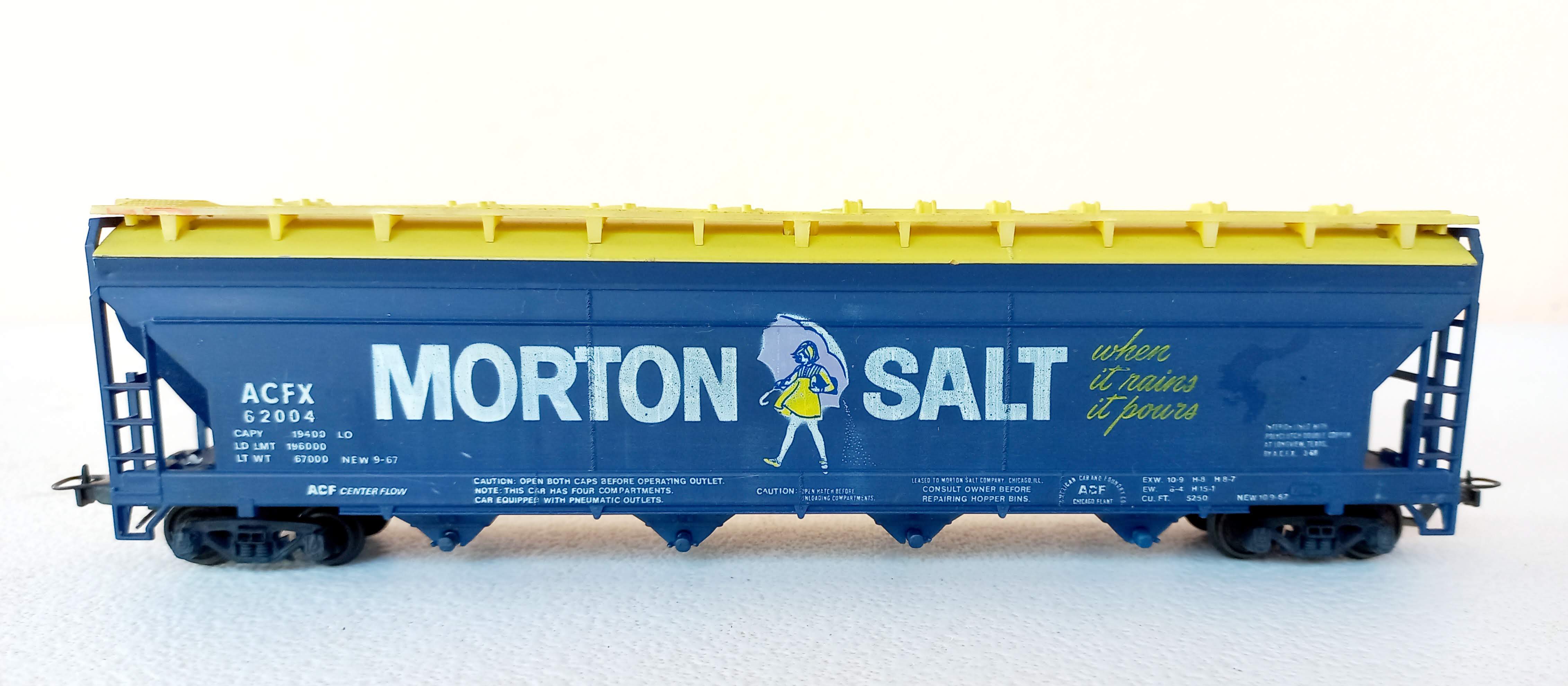 Tyco - Vagão Hopper Morton Salt # 62004