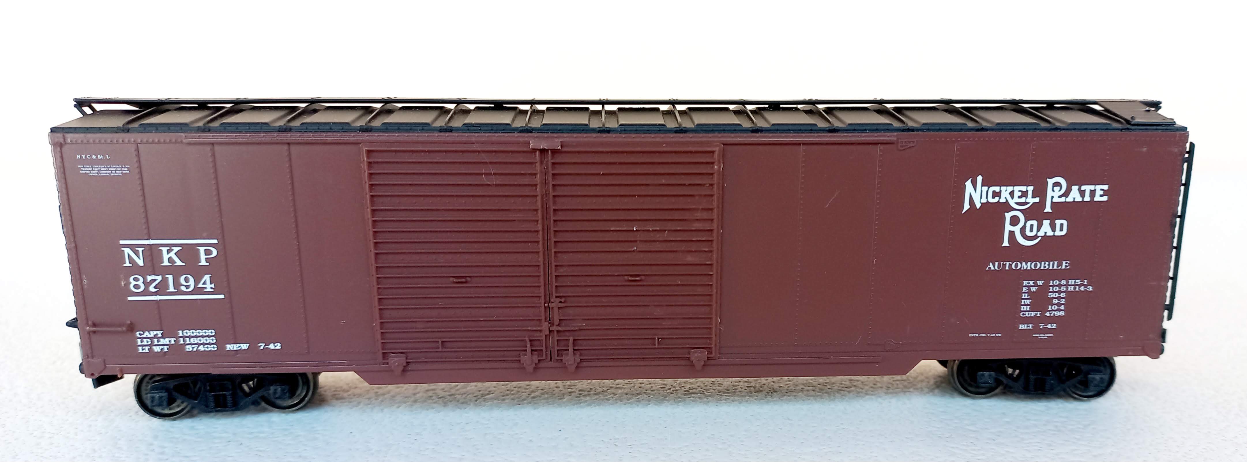 Vagão Box 2 Portas 50' Nickel Plate Road #87194