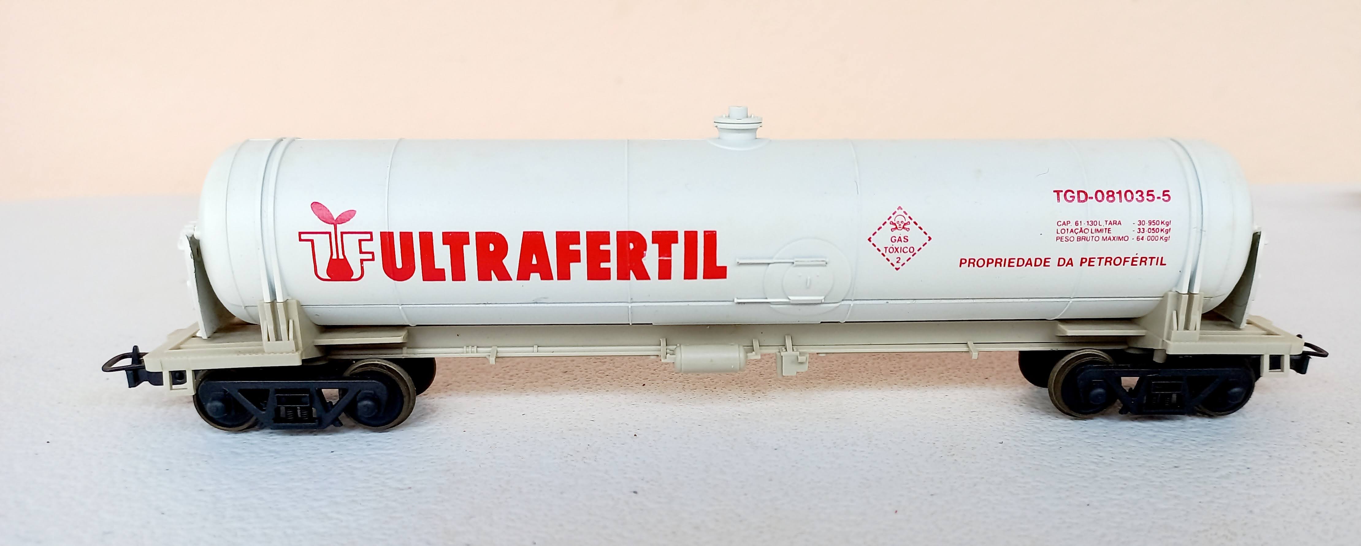 Frateschi 2029 Vagão Tanque de Amônia ULTRAFERTIL# TGD 081035-5