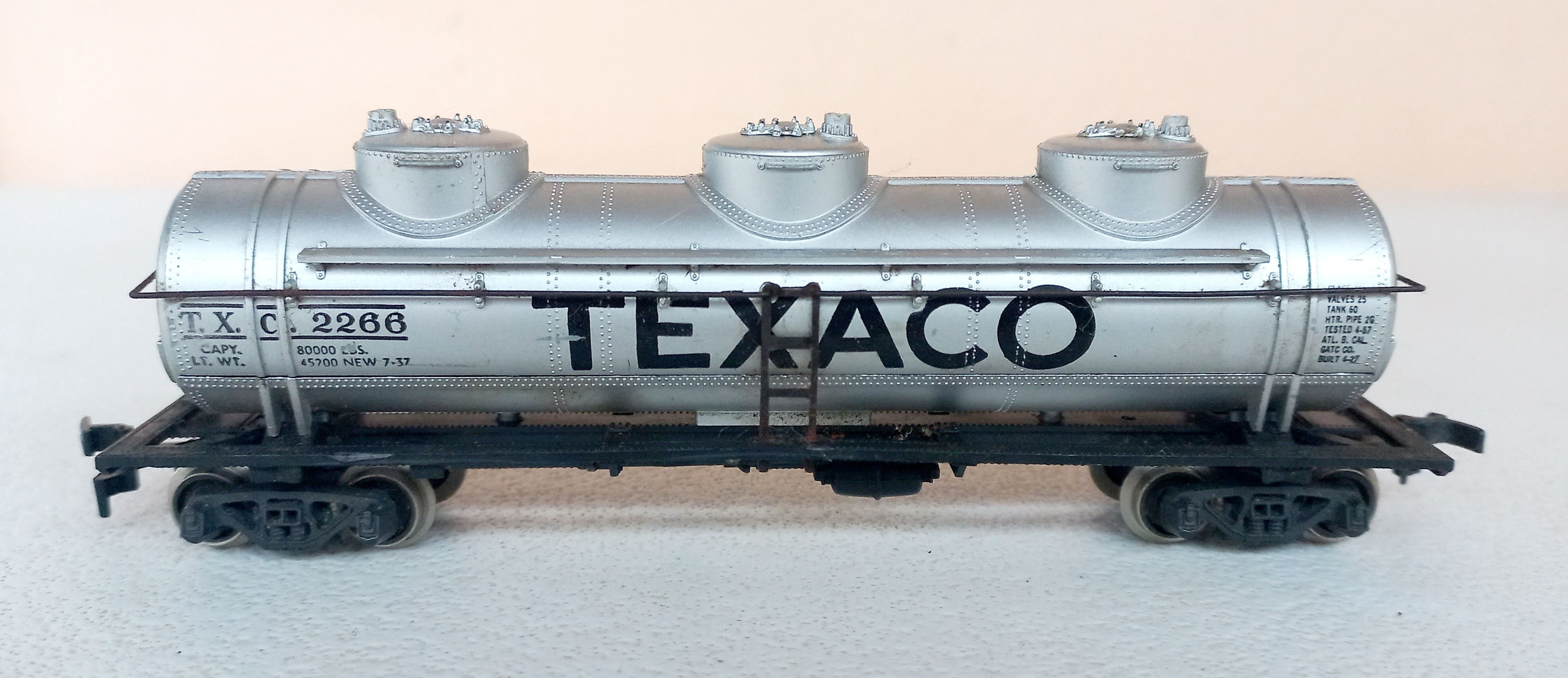 AHM Vagão Tanque 3 Dome TEXACO #2266