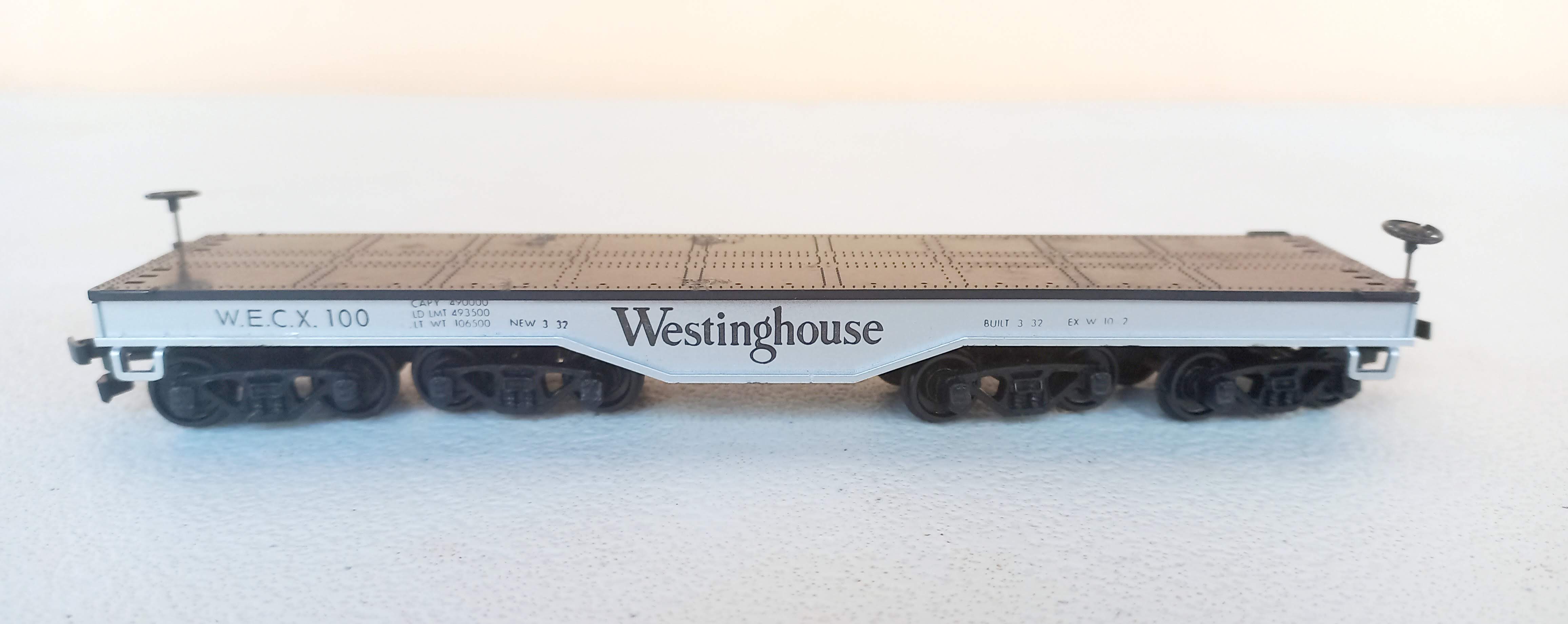 Vagão Prancha Transporte Pesado Westinghouse #100 