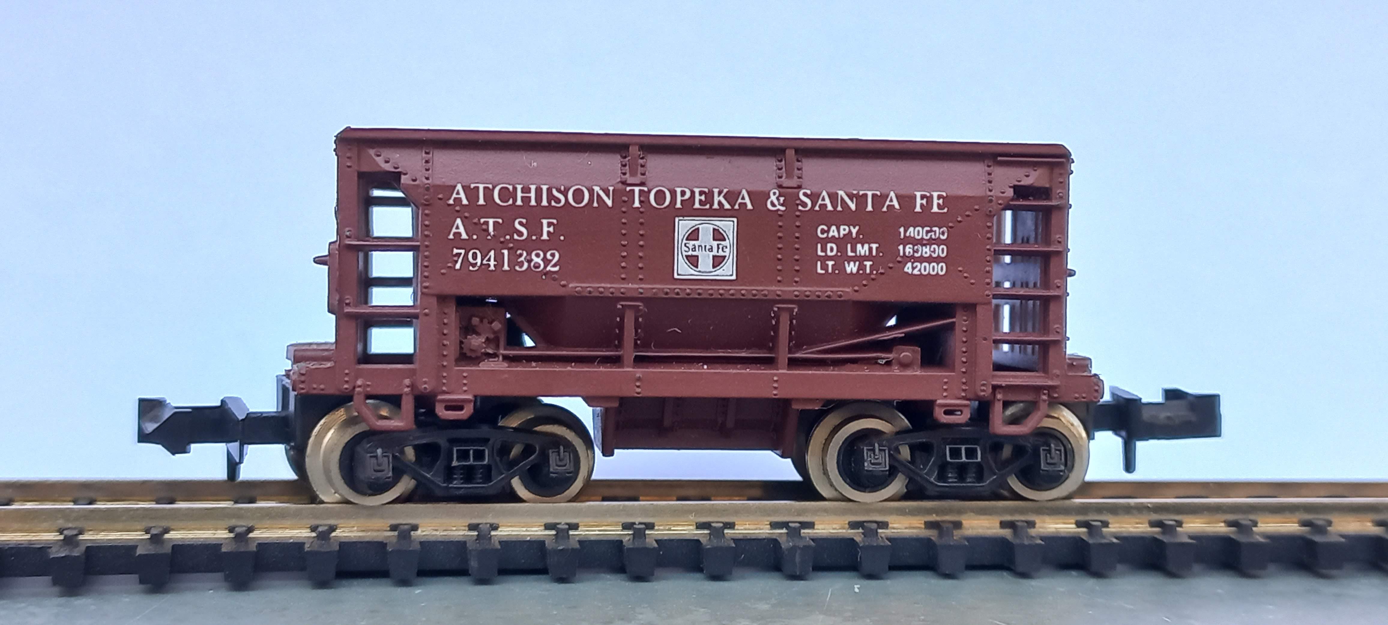 Atlas - Vagão ore Car Atchison Topeka & Santa Fé 