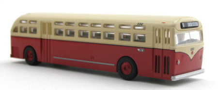 Transit Motor Coach:  Denver Tramway Orange & Cream, City 2-door version "N" 1:160