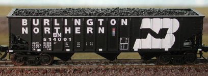 Vagão Hopper Equipado com Led - Burlington Northern -  Atlas - 32805 90