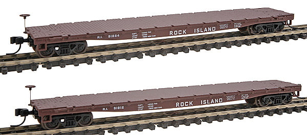 Whalthers 932-8225 GSC Flat car Rock Island  # 91811 "N" 1:160