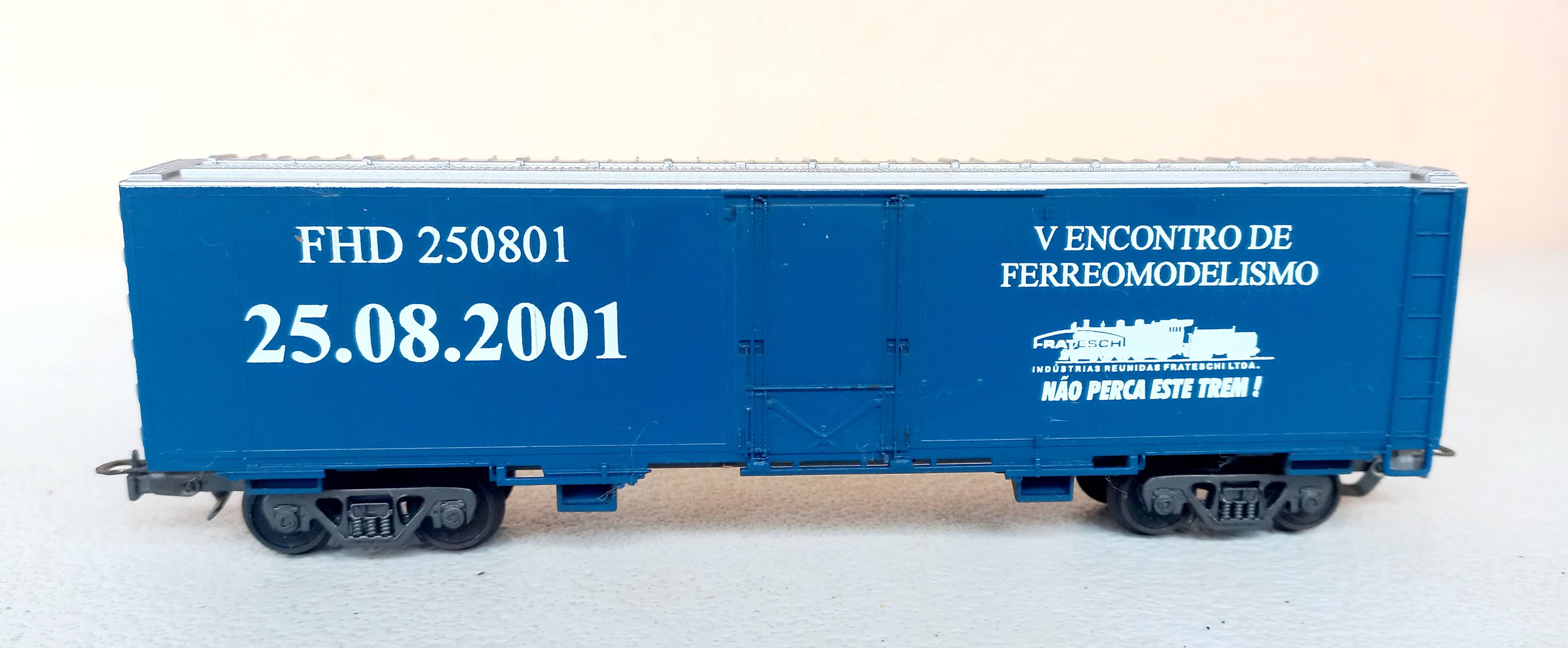 FHD 250801 Vagão Comemorativo do V encontro de Ferreomodelismo ano 2001