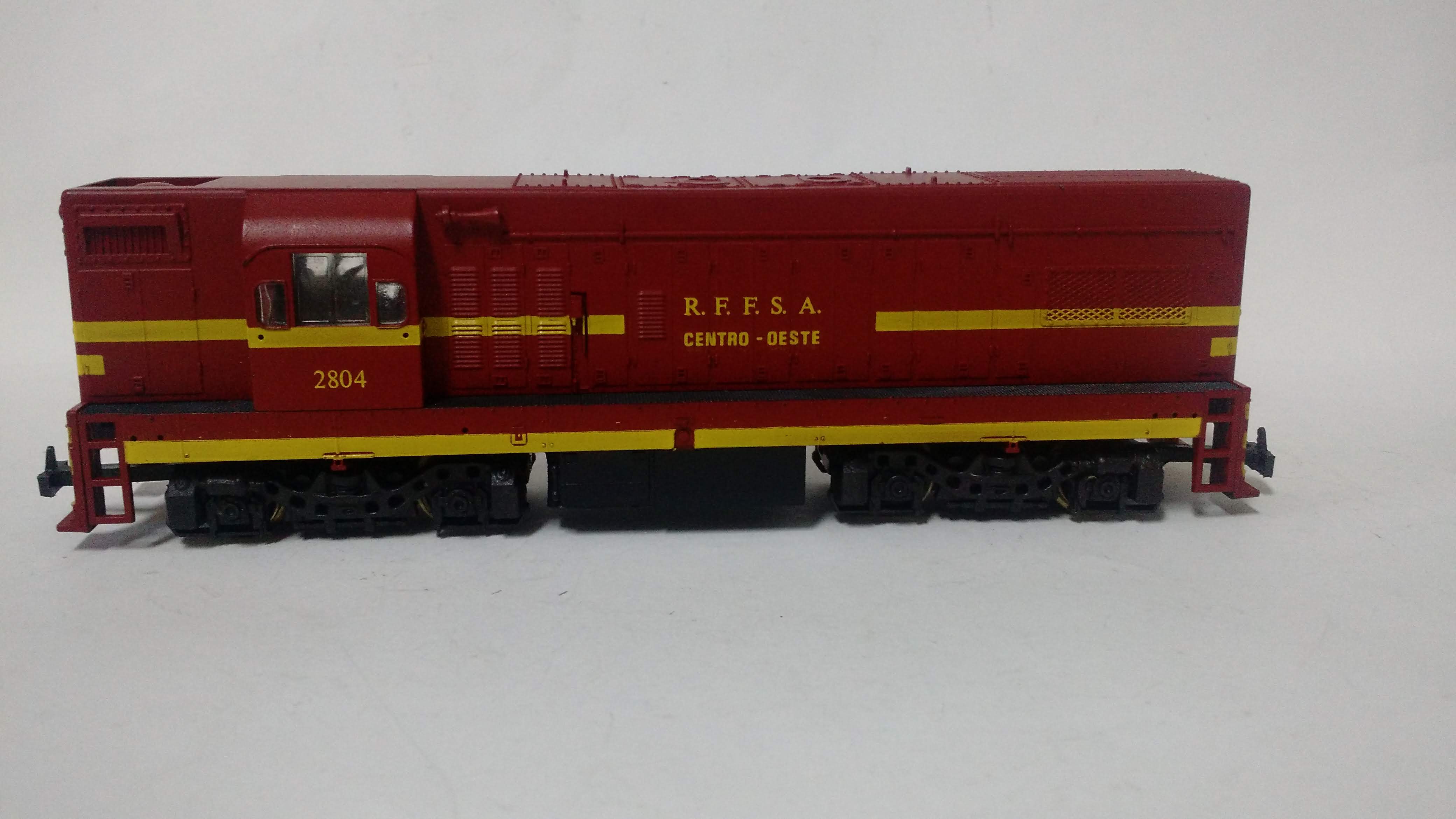 Locomotiva G-8 RFFSA # 2804 (Centro Oeste) Com motor produzido pela Frateschi