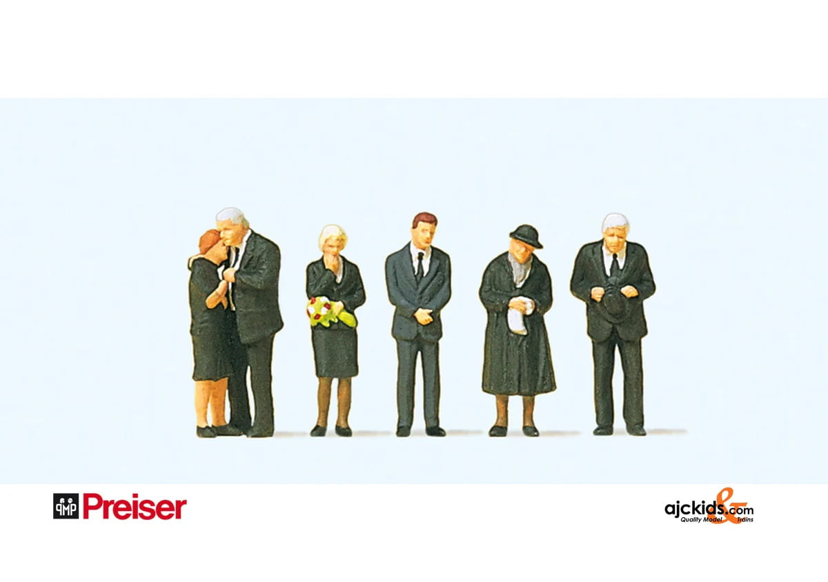 Preiser 10521 - Participantes do funeral HO