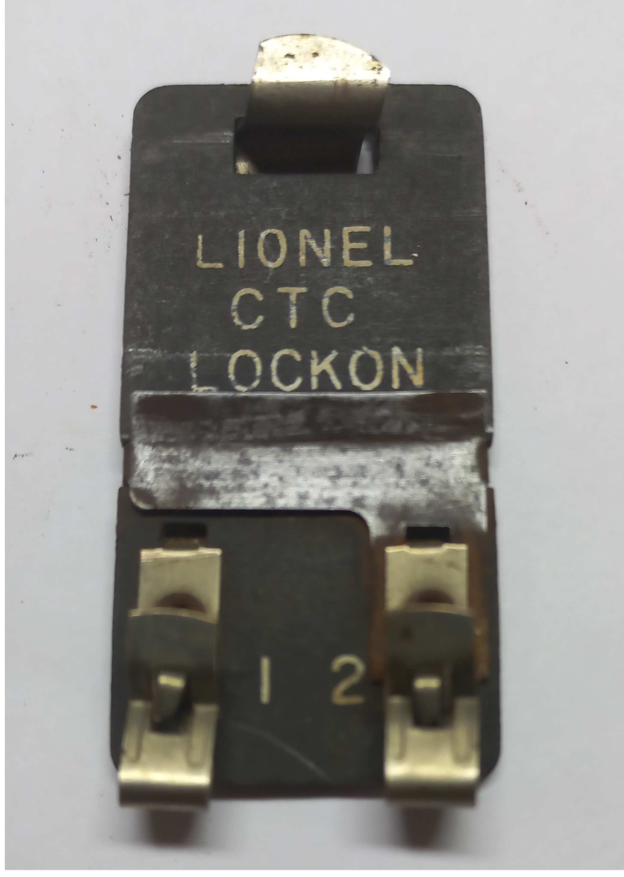 Terminal tubular conector bloqueio trem LIONEL CTC LOCKON 6-62900 (USADO)