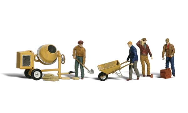 WoodlandScenics A2753 - Trabalhadores da Construção Civil