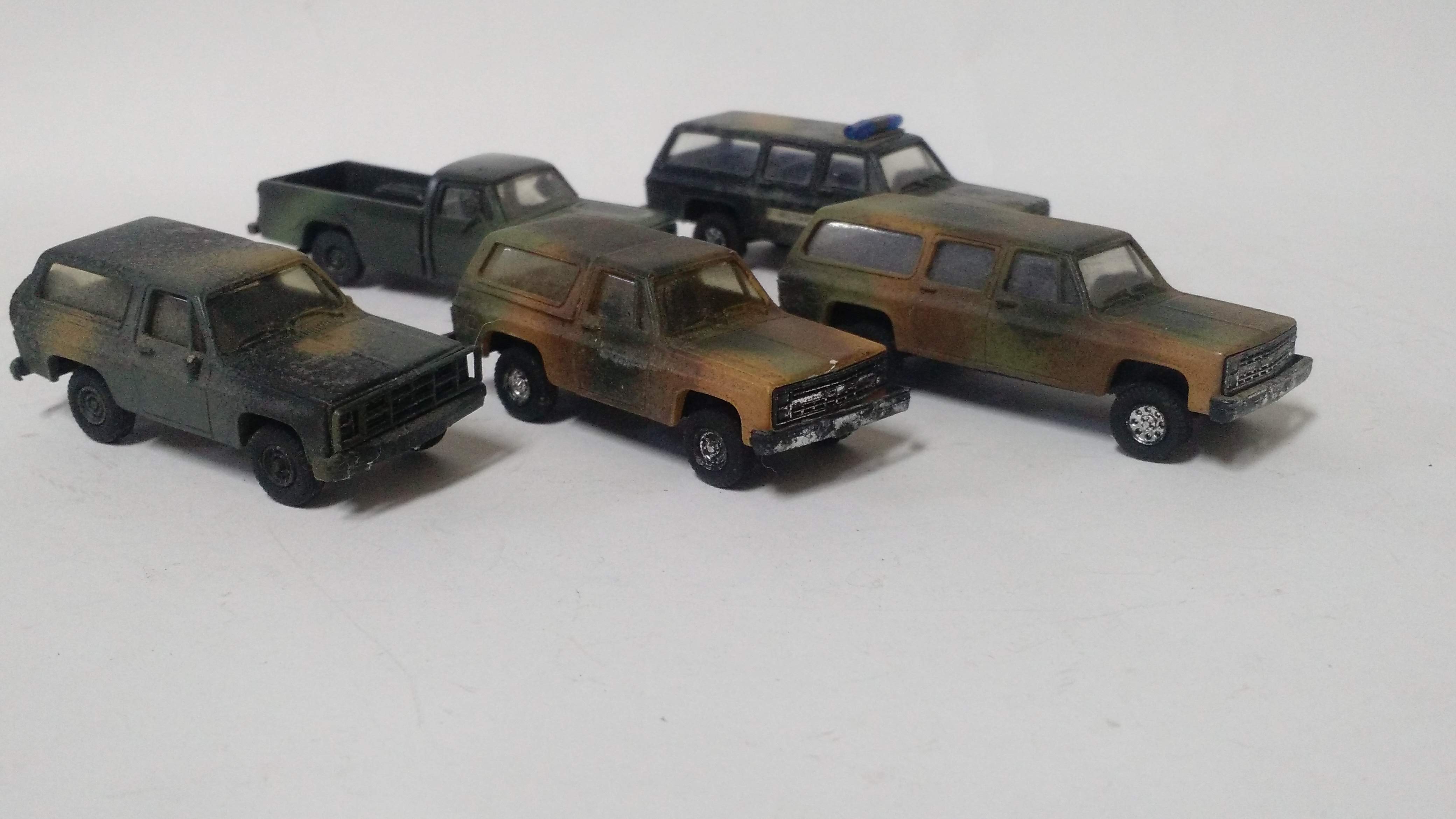"OFERTA" Lote de 5 carros militares HO- Roco