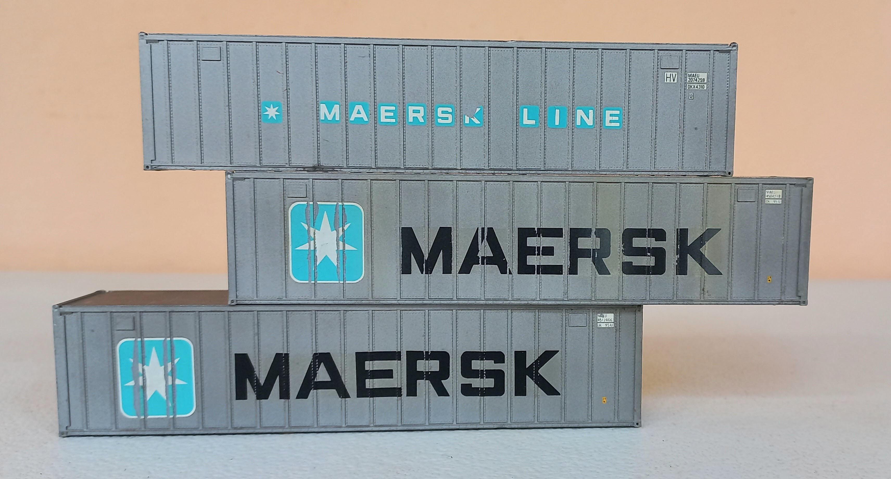3 contêiner Trailer Maersk HO USADO