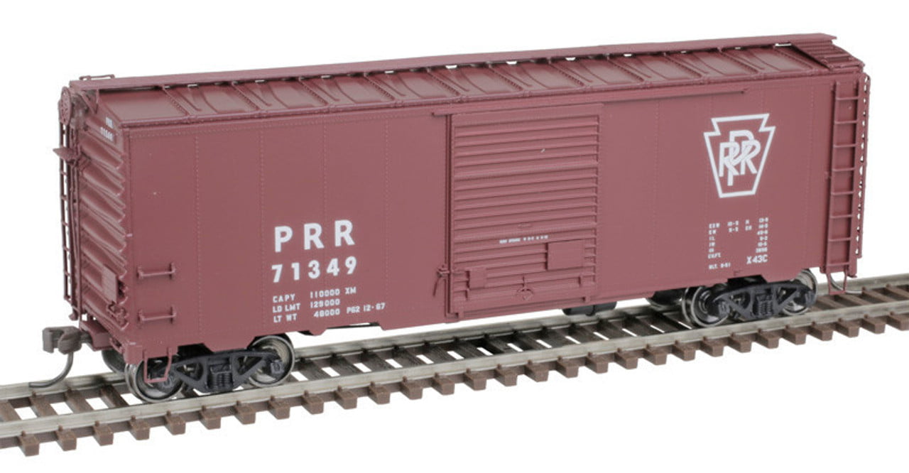 Athearn Ready to Roll 73402 HO 40' Vagão Box Car  Modernizado Pennsylvania Railroad PRR #73402 (SEM EMBALAGEM ILUSTRATIVA)