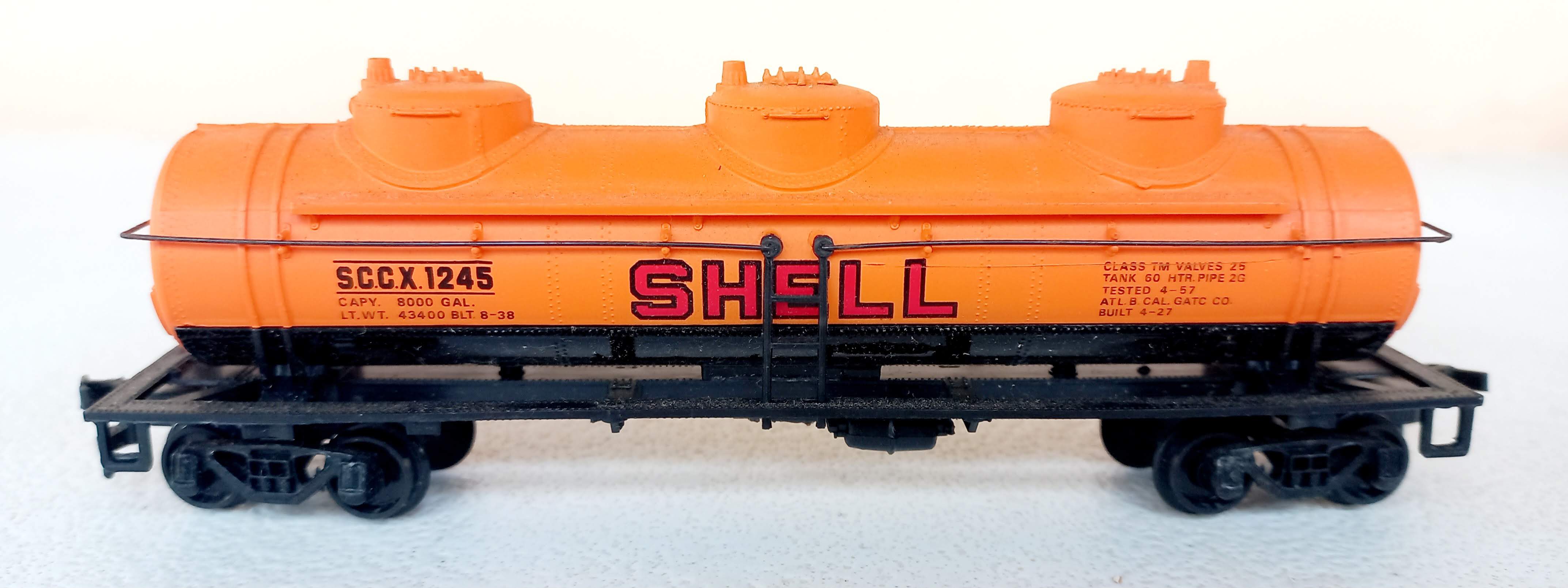 Bachmann  43-1001 Vagão tanque  3 Domos Shell Oil Company # 1245