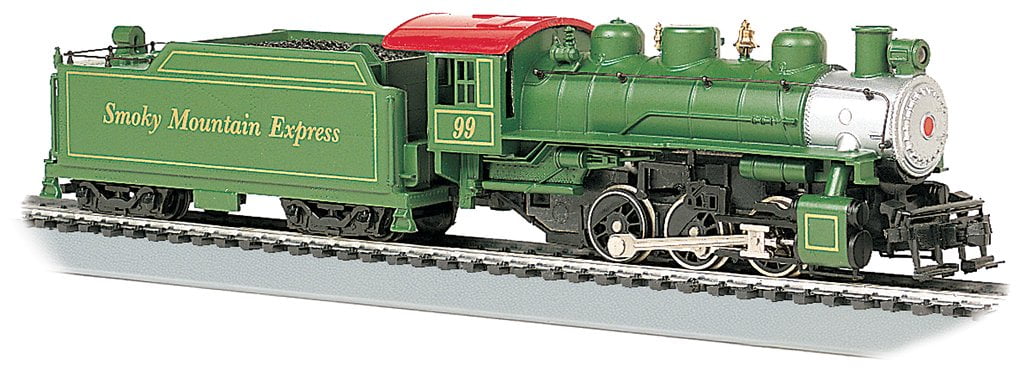 Bachmann  - Locomotiva Industries treina Usra 0-6-0 com  vapor de Fumaça Smoky Mountain #97 HO