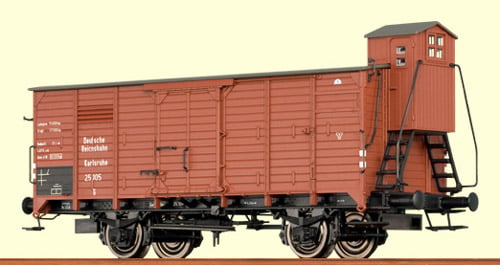 Brawa 48213 - Covered Freight Car G Karlsruhe DRG