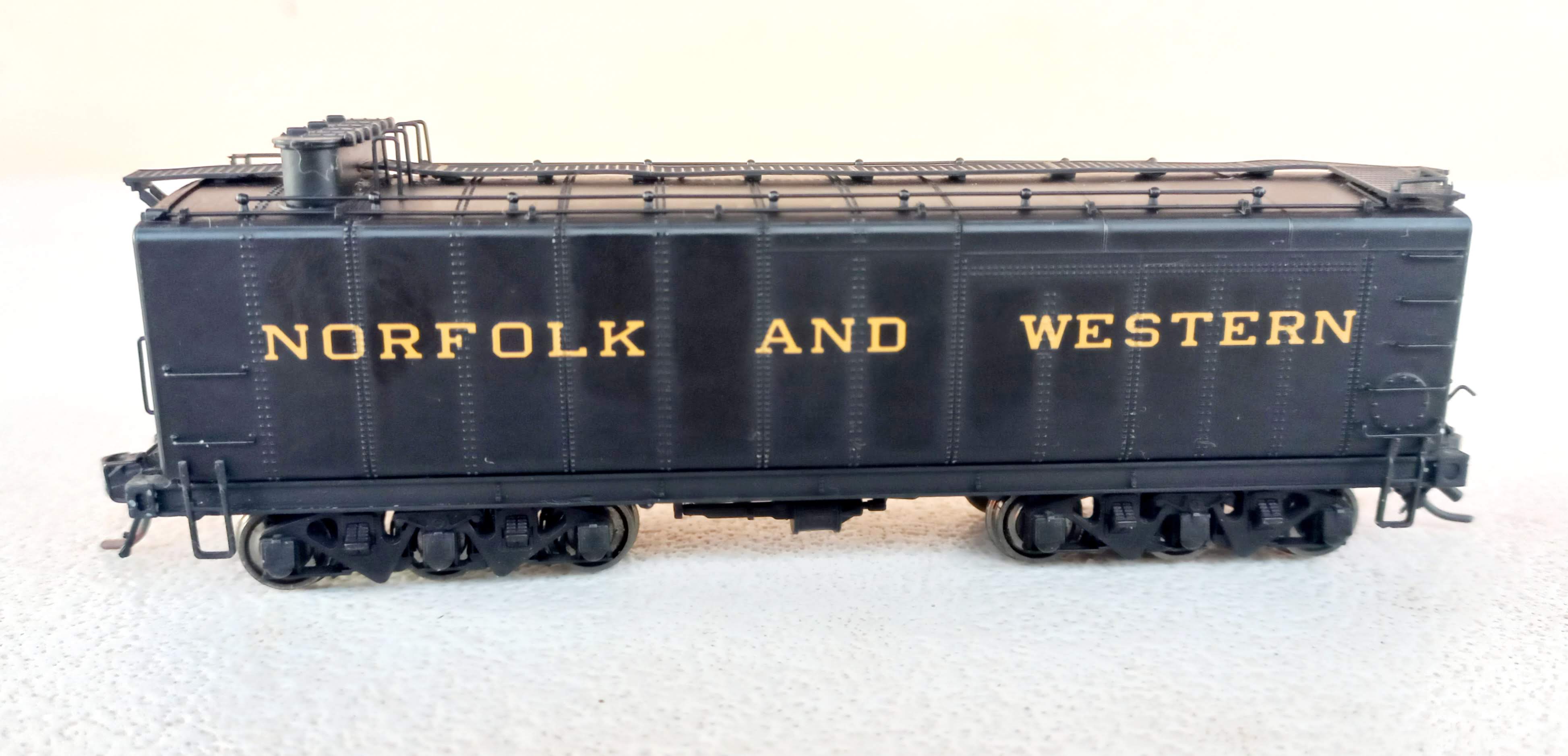 Broadway Limited 4096  tender Auxiliar de Água SEMI NOVO  Norfolk and Western #160004