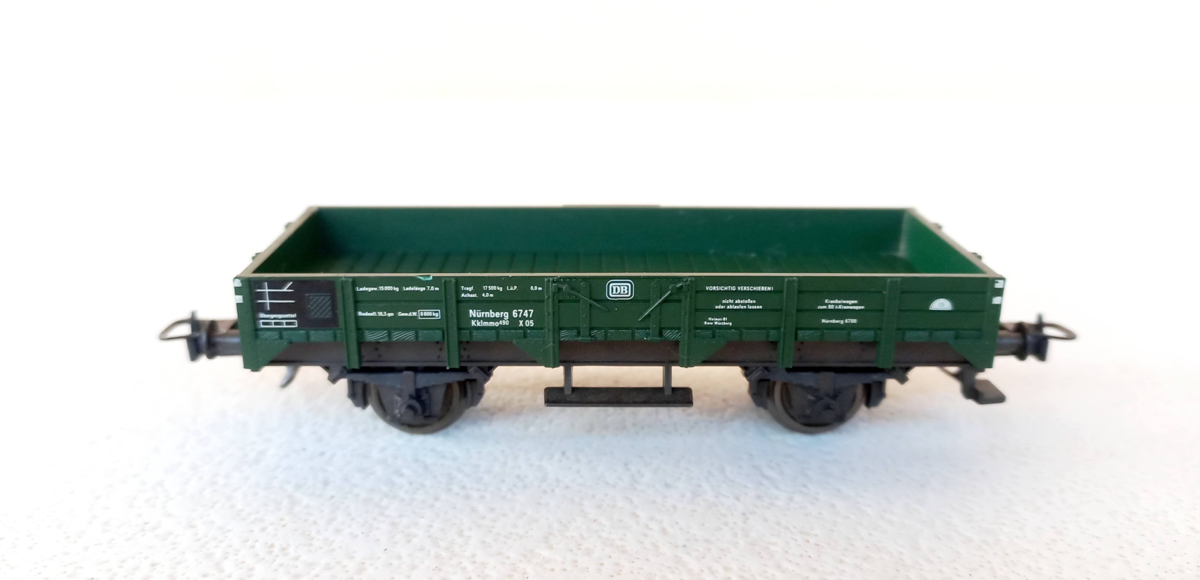 Fleischmann 5510 Vagão do Suporte do Guindaste Fleischmann da DB (SEMI NOVO)