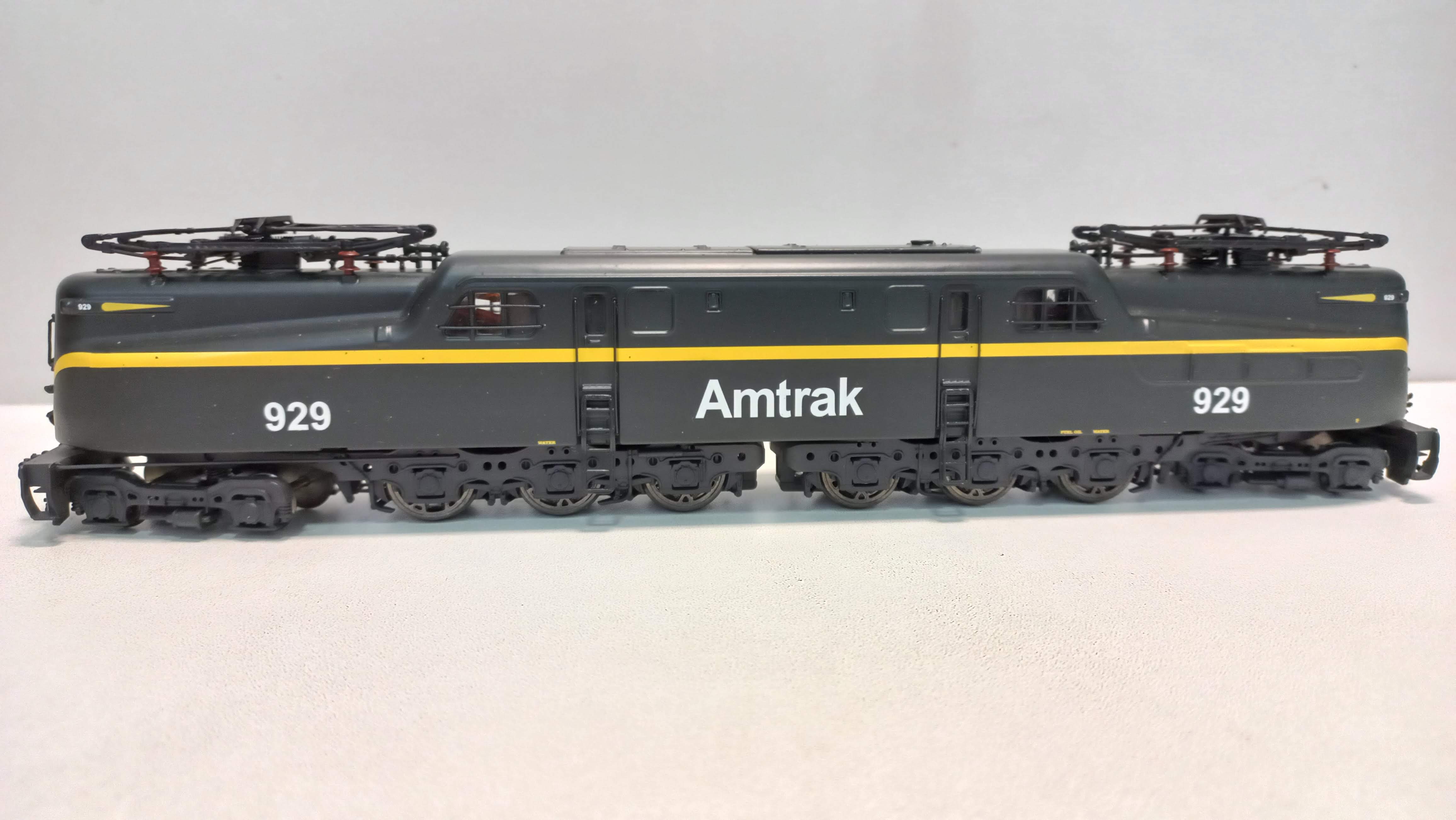 Locomotiva Broadway limitada HO GG1 elétrica Amtrak AMTK #913/Balck DCC/SND LED #929 com som