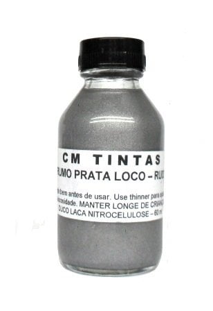 Tinta Locomotiva RUMO / FIBRIA / Vagão RAÍZEN Prata - CM TINTAS - RU03