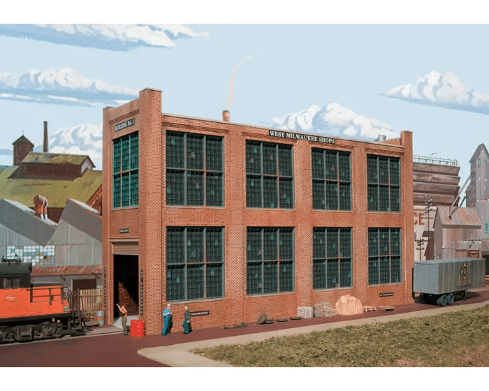 Walthers #933-3165 Shop Building No.1 Background Building -- Kit
