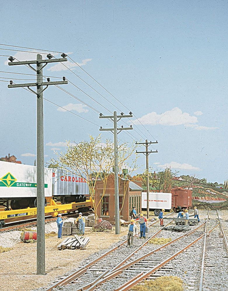  Walthers Cornerstone  933-3101 - Conjunto de postes elétricos  Series Kit HO Scale