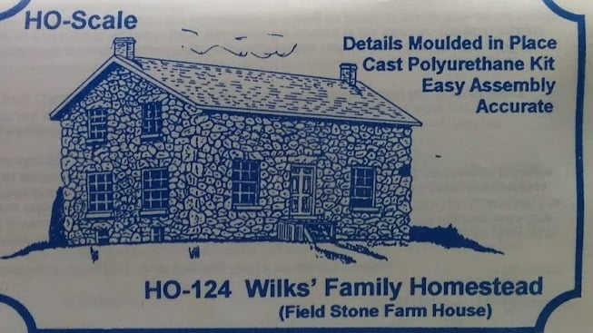 Sylvan Scale Models - Wilks Family Hoimestead kit 124 (CASA DE PEDRA)