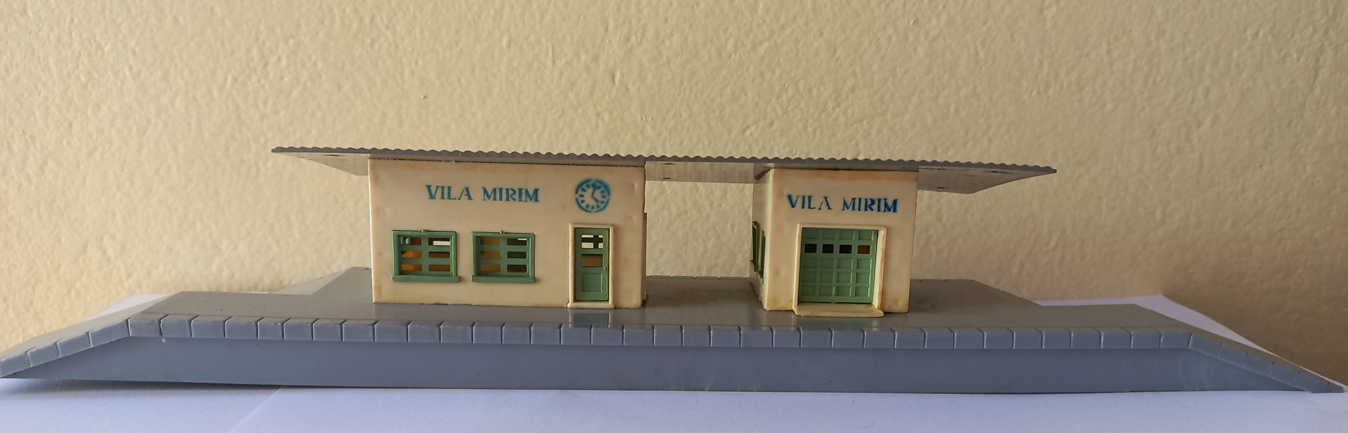 Estação Ferroviária Vila Mirim Década de 1960 ( Item de Coleção Rara)
