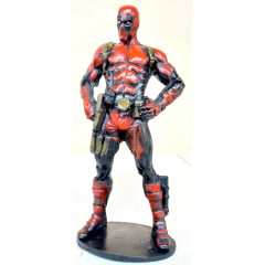 Bonecos Colecionáveis de Resina -Deadpool  - 21 cm - RESINA