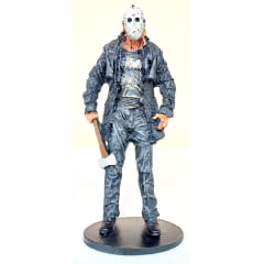 Bonecos Colecionáveis de Resina - Jason Voorhees - 20 cm - RESINA