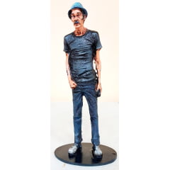 Bonecos Colecionáveis de Resina -Seu Madruga - 21 cm - RESINA