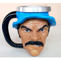 Canecas de Alumínio colecionáveis - Seu Madruga 12 cm largura x 12 cm altura 