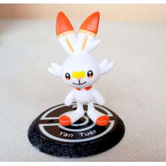 Coleção Pokémon Blind Box - Scorbunny altura 6,5 cm - PVC